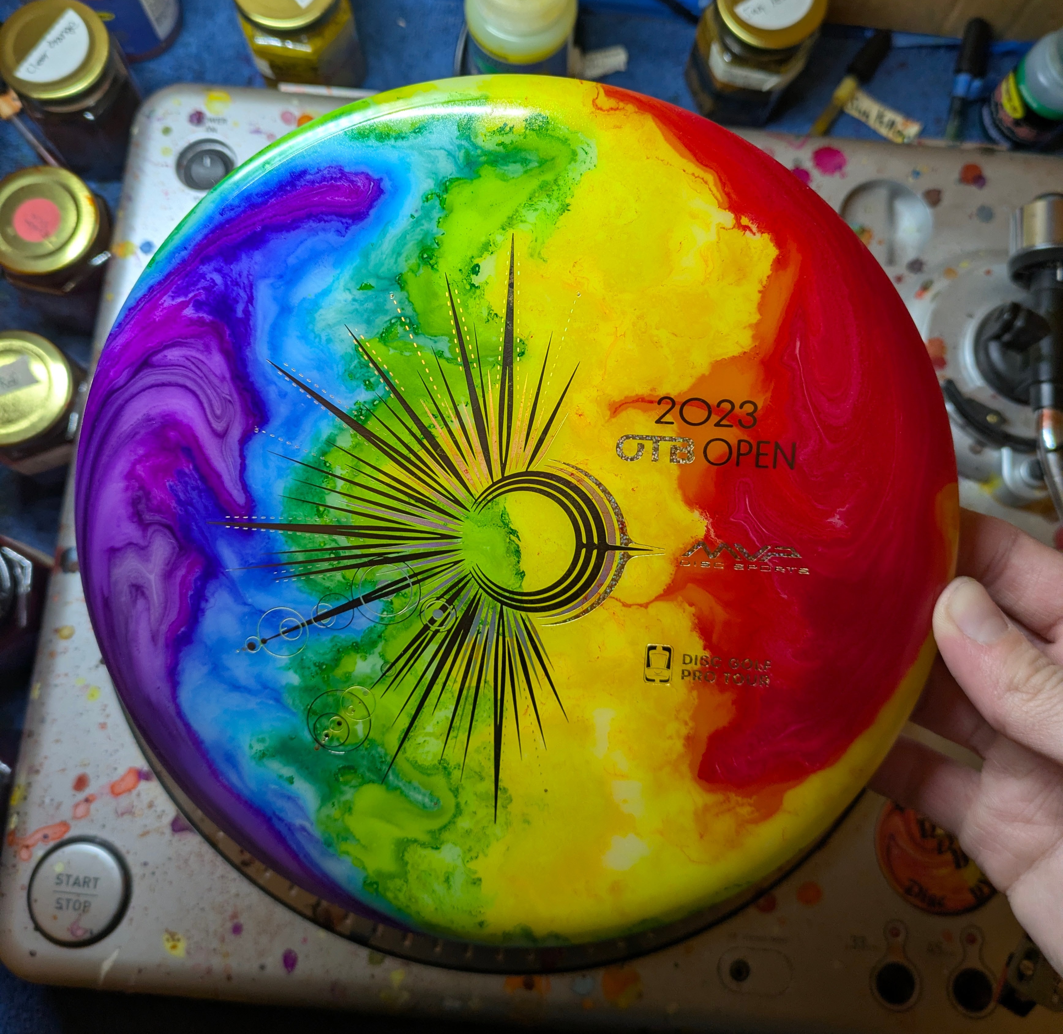 Featured dyed disc design 2